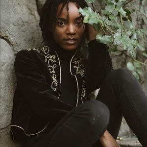 Black and gold jacket